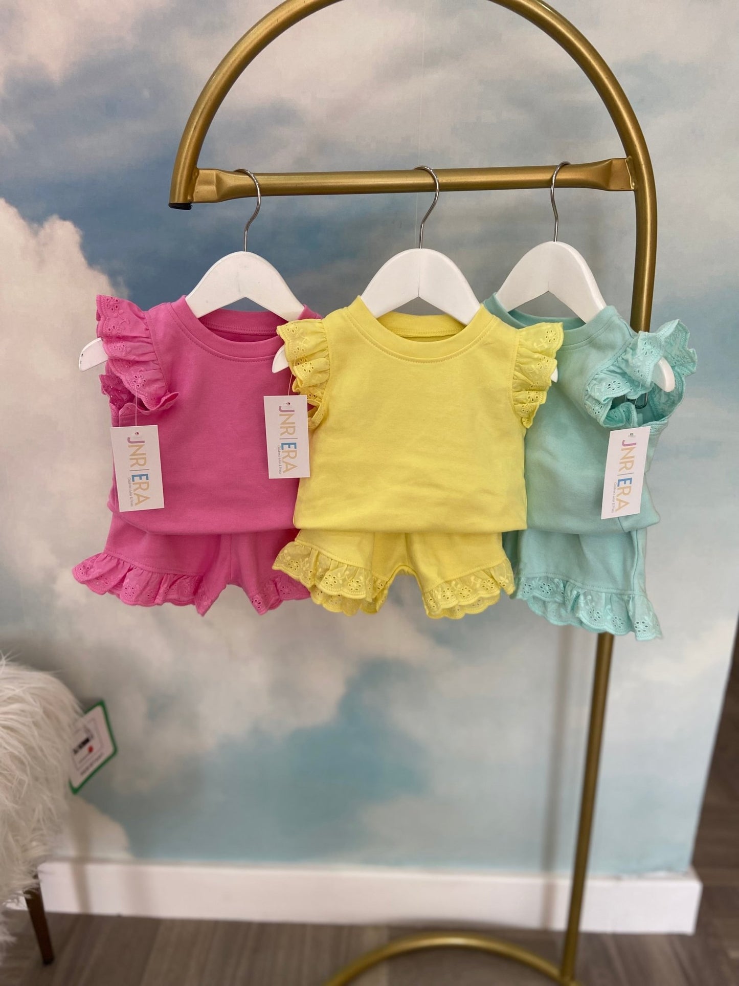 Frilled Short Set - Haven & Hill Gift House