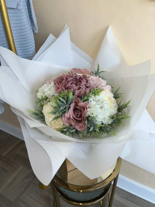 Dusty Rose Elegance Bouquet