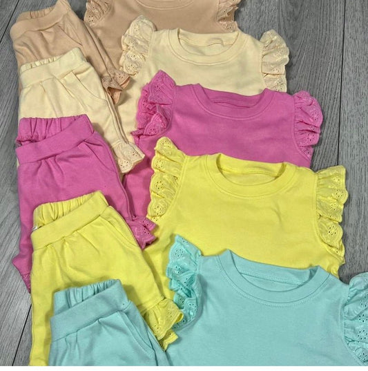 Frilled Short Set - Haven & Hill Gift House