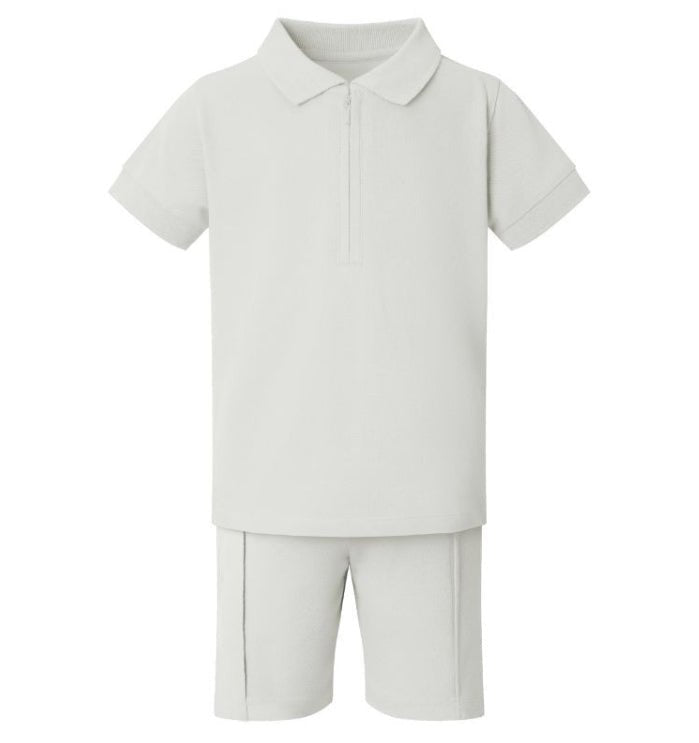 Zip Up Polo Set - Haven & Hill Gift House