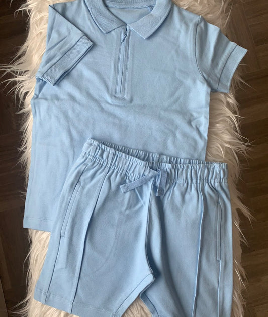 Zip Up Polo Set - Haven & Hill Gift House
